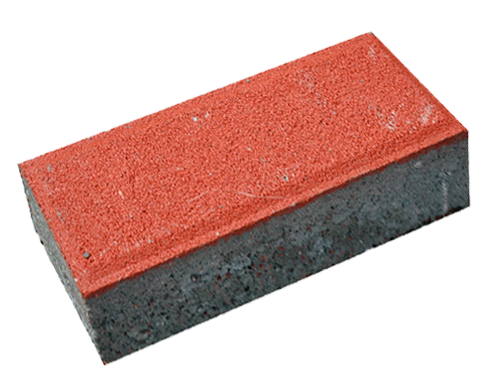 南充海绵体透水砖 红色200×400×5